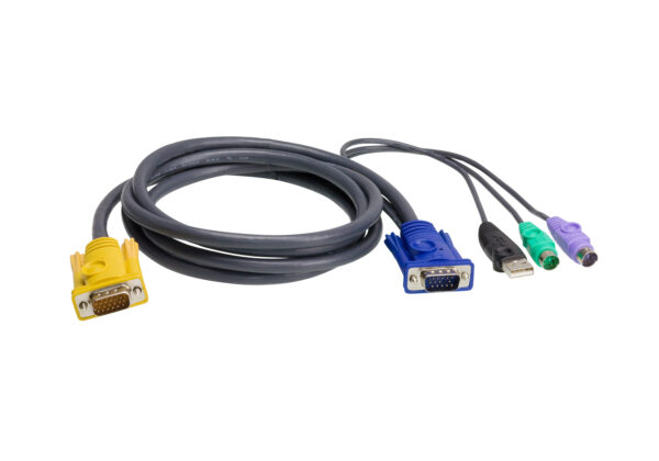 ATEN 2L-5301UP 1,2M kabel KVM PS/2-USB