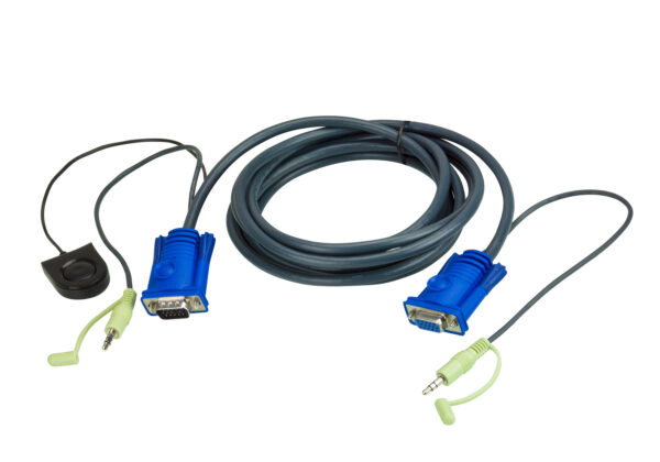 ATEN 2L-5202B 1,8M kabel VGA s přepínáním portů