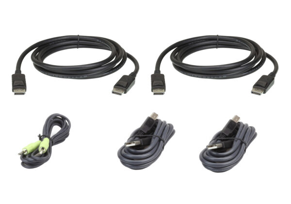 ATEN 2L-7D02UDPX5 1,8M USB DisplayPort Dual Display Secure KVM Cable Kit