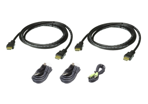 ATEN 2L-7D02UHX5 1,8M USB HDMI Dual Display Secure KVM Cable Kit