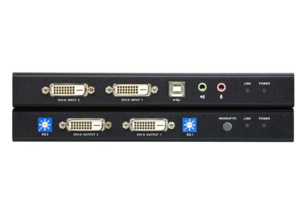 ATEN CE604 Extender KVM USB DVI Dual View Cat 5 (1024 x 768@60m) - Image 2