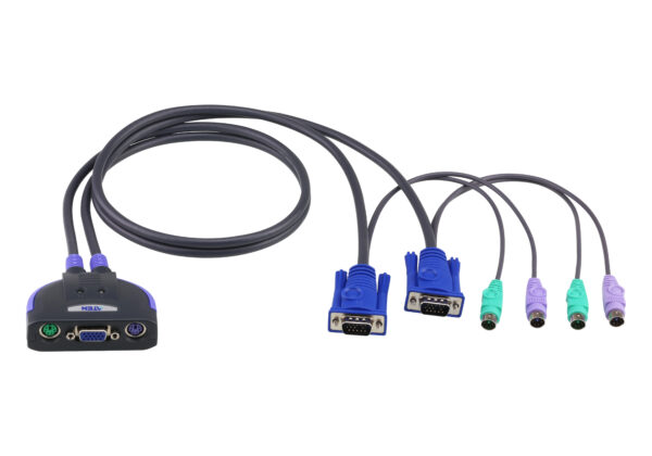 ATEN CS62S 2portový kabel PS/2 VGA KVM přepínač (0,9 m)