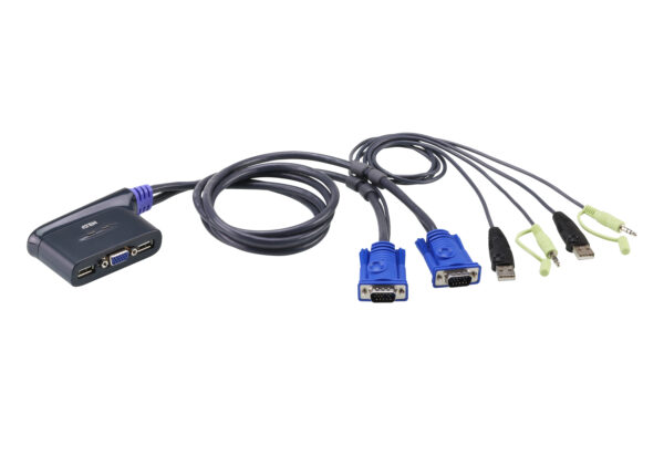 ATEN CS62U 2portový USB VGA/Audio kabel KVM přepínače (1,8 m)