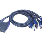 ATEN CS64US 4portový USB VGA/Audio kabel KVM přepínač (0,9 m, 1,2 m)