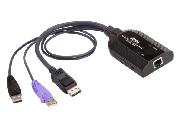 ATEN KA7169 USB DisplayPort Virtual Media KVM Adapter s podporou Smart Card