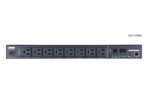 ATEN PE7108 15A/10A 8 výstupů 1U s měřením zásuvek eco PDU - Image 2