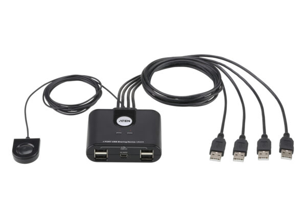 ATEN US424 Přepínač sdílení periferií 4 x 4 USB 2.0