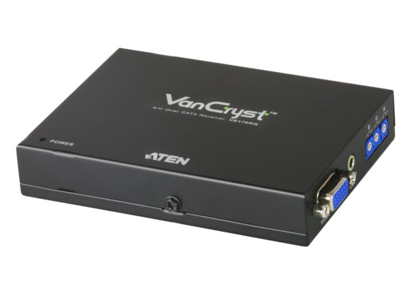 ATEN VE170RQ Přijímač VGA/Audio Cat 5 s funkcí Deskew (1280 x 1024@300m)