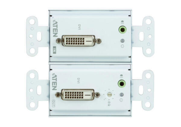 ATEN VE606 DVI/Audio Cat 5 Extender Wall Plate (1920 x 1200@40m) - Image 2