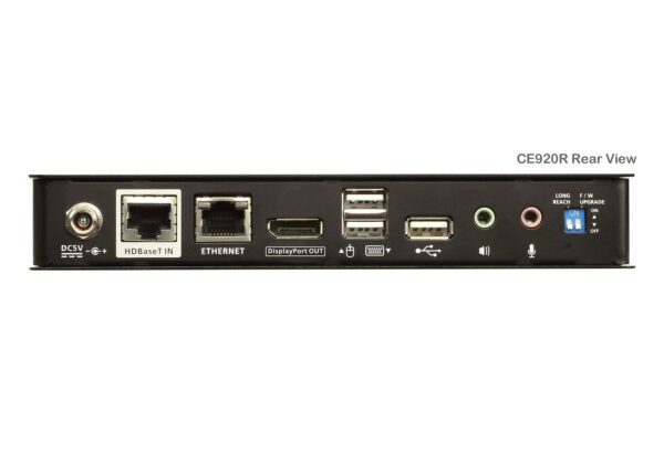 ATEN CE920R USB DisplayPort HDBaseT™ 2.0 KVM Extender (vzdálená jednotka) (4K@100) - Image 3