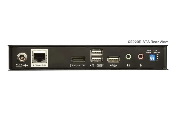 ATEN CE920R USB DisplayPort HDBaseT™ 2.0 KVM Extender (vzdálená jednotka) (4K@100) - Image 4