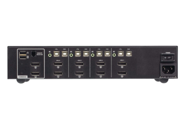 ATEN CS1144DP4C 4portový USB DisplayPort Dual Display Secure KVM přepínač s CAC (kompatibilní s PSD PP v4.0) - Image 2