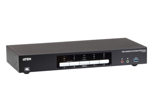 ATEN CS1944DP Přepínač KVMP™ se 4 porty USB 3.0 4K DisplayPort a dvěma displeji - Image 4