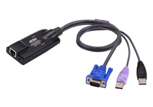 ATEN KA7177 Adaptér USB VGA Virtual Media KVM s podporou čipových karet