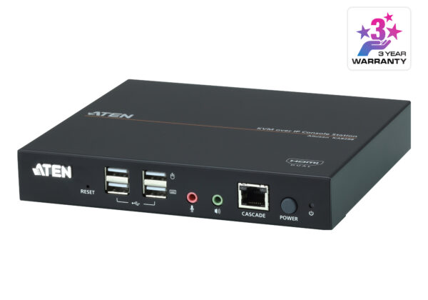 ATEN KA8288 Konzolová stanice KVM s duálním rozhraním HDMI přes IP