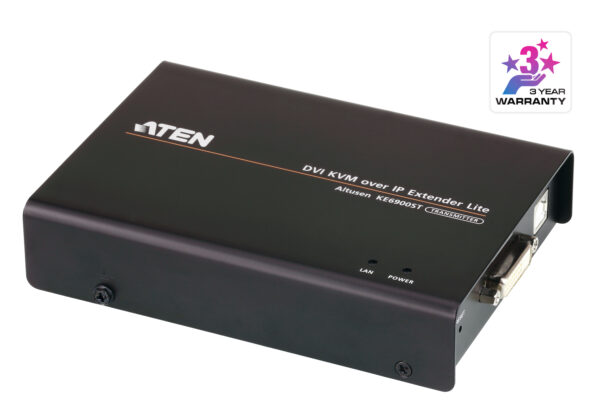 ATEN KE6900ST USB DVI-D Slim KVM Over IP vysílač pro jeden displej