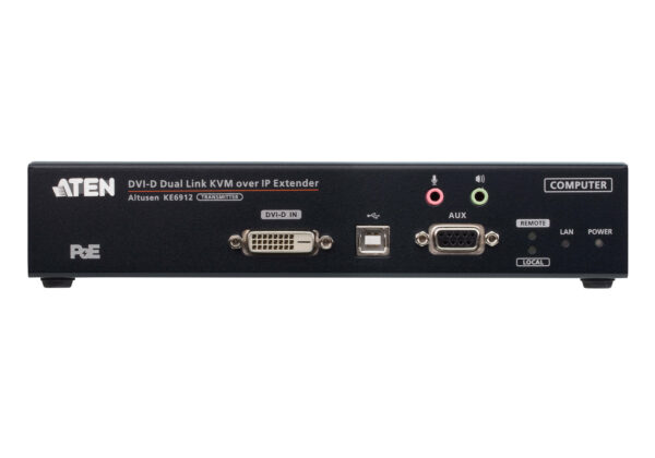 ATEN KE6912T 2K DVI-D Dual Link KVM over IP vysílač s PoE - Image 2