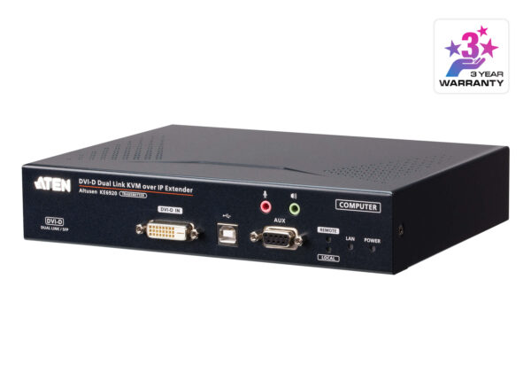 ATEN KE6920T 2K DVI-D Dual-Link KVM over IP vysílač s dvojitým SFP