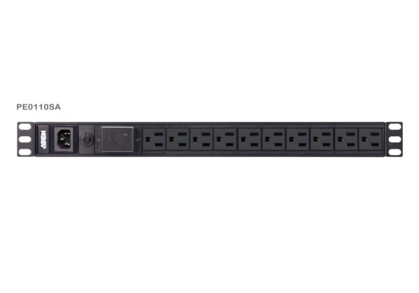 ATEN PE0110S Základní 1U PDU s přepěťovou ochranou