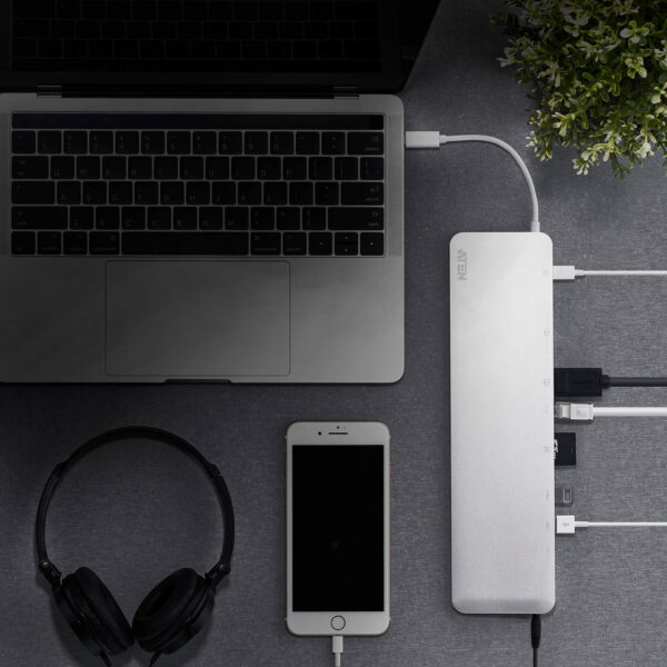 ATEN UH3234 Víceportová dokovací stanice USB-C s průchozím napájením - Image 4