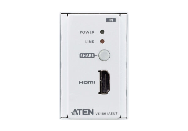 ATEN VE1801AEUT Vysílač HDMI HDBaseT-Lite s nástěnnou deskou EU / PoH (PoH PD) - Image 2