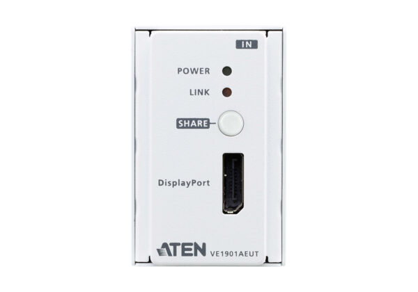 ATEN VE1901AEUT Vysílač DisplayPort HDBaseT-Lite s nástěnnou deskou EU / PoH - Image 2