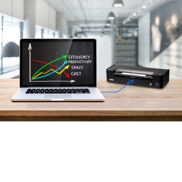 ATEN CS1953 Tříportový hybridní přepínač KVMP™ USB-C DisplayPort - Image 5