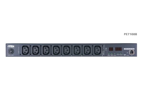 ATEN PE7108 15A/10A 8 výstupů 1U s měřením zásuvek eco PDU - Image 5