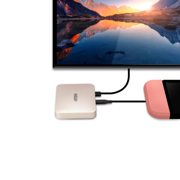 ATEN UH3235 Herní dokovací stanice USB-C (podporuje režim přepínání TV) <br>4K Ultra Mini Dock-PD60W - Image 7