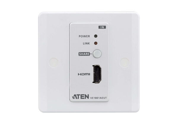 ATEN VE1801AEUT Vysílač HDMI HDBaseT-Lite s nástěnnou deskou EU / PoH (PoH PD) - Image 5