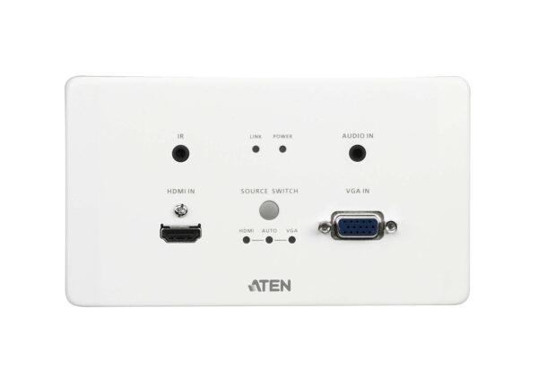 ATEN VE2812AEUT Vysílač HDMI a VGA HDBaseT s nástěnnou deskou EU / PoH (4K@100m) (HDBaseT třídy A) (PoH PD) - Image 6