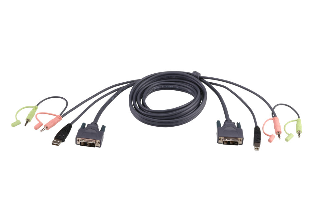 ATEN 2L-7D03UD - Przewód KVM USB DVI-D Dual Link