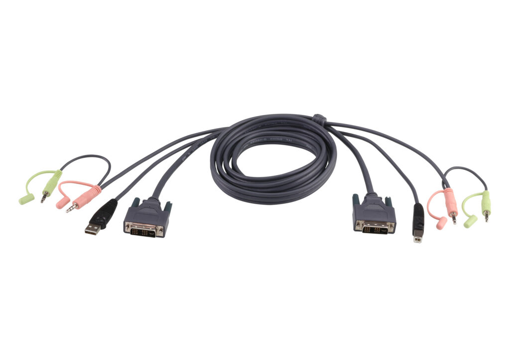 ATEN 2L-7D05U - Przewód KVM USB DVI-D