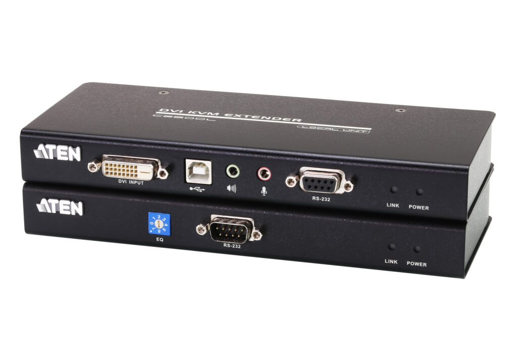 ATEN CE600 - Ekstender KVM USB DVI Cat5 (1024 x 768@60m)
