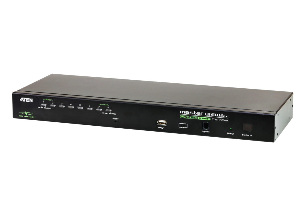 ATEN CS1708i - 8-portowy przełącznik PS/2-USB VGA KVM over IP z 1 współdzielonym lokalnym/zdalnym dostępem