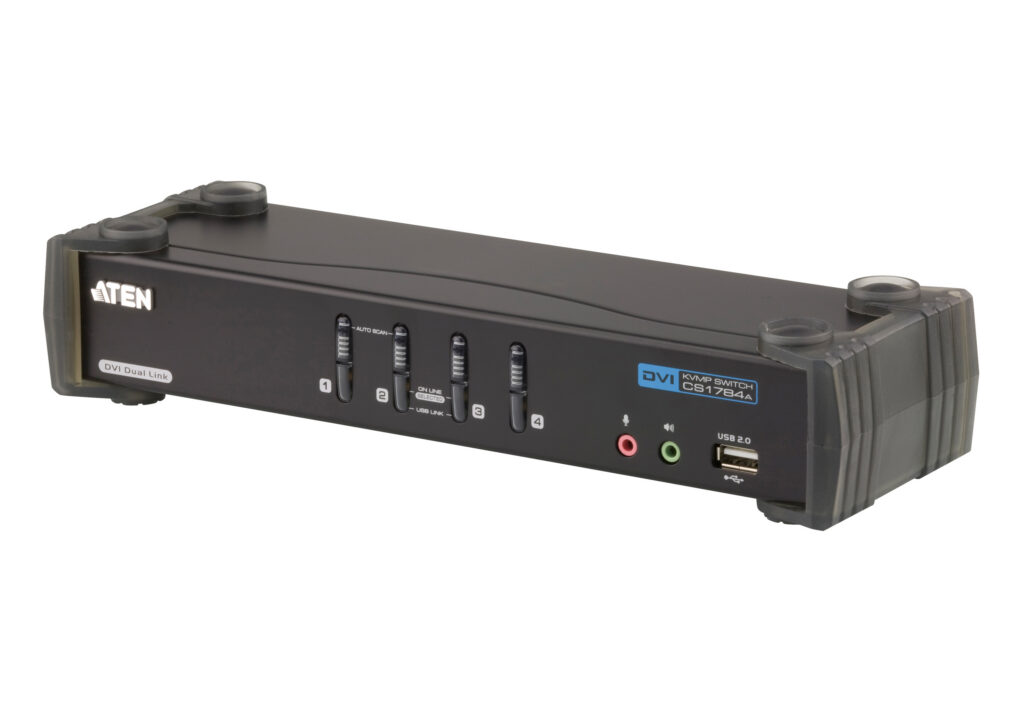 ATEN CS1784A - 4-portowy przełącznik KVMP™ USB DVI Dual Link/Audio