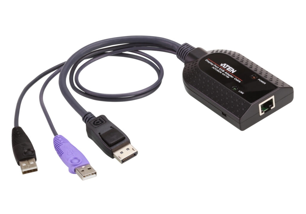 ATEN KA7169 - Adapter KVM DisplayPort USB z Virtual Media i obsługą czytników Smart Card