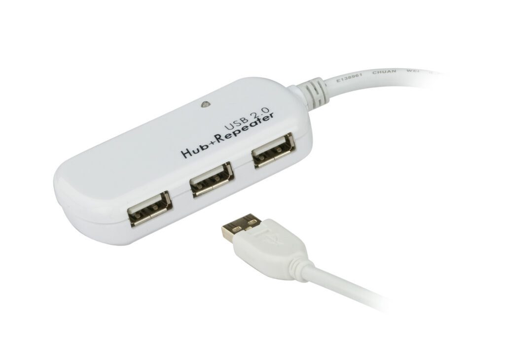 ATEN UE2120H - Kabel 4-portowego ekstendera 12 m USB 2.0 (połączenie łańcuchowe do 60 m)