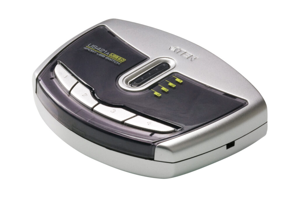 ATEN US421A - 4-portowy przełącznik urządzeń peryferyjnych USB 2.0