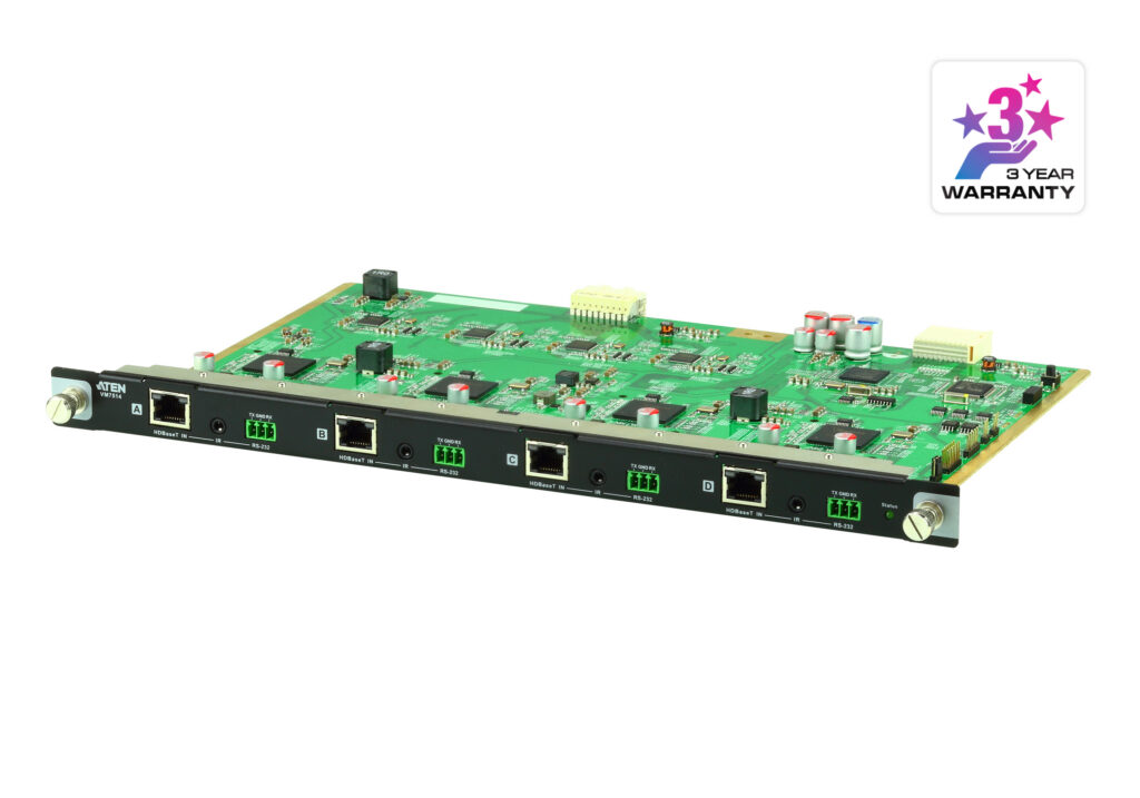 ATEN VM7514 - 4-portowa płyta wejściowa HDBaseT