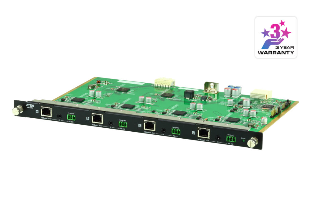 ATEN VM8514 - 4-portowa płyta wyjściowa HDBaseT