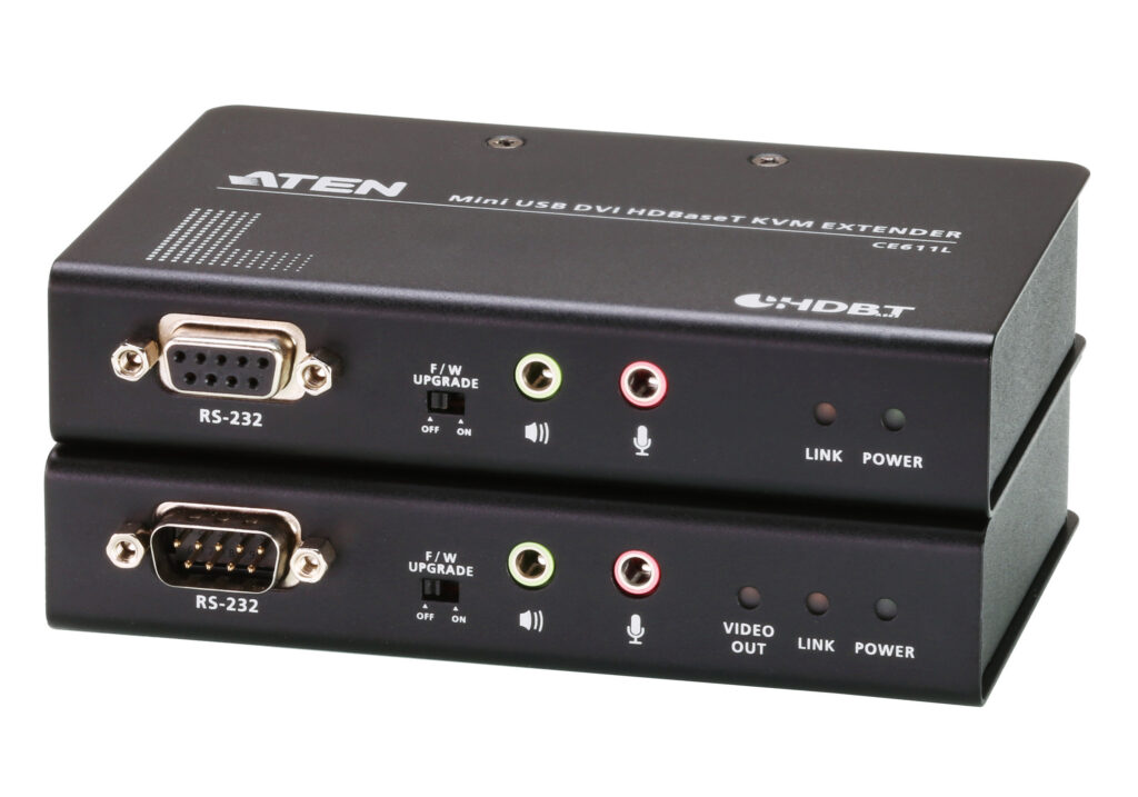 ATEN CE611 - Mini ekstender KVM USB DVI HDBaseT™ (1920 x 1200@100m)