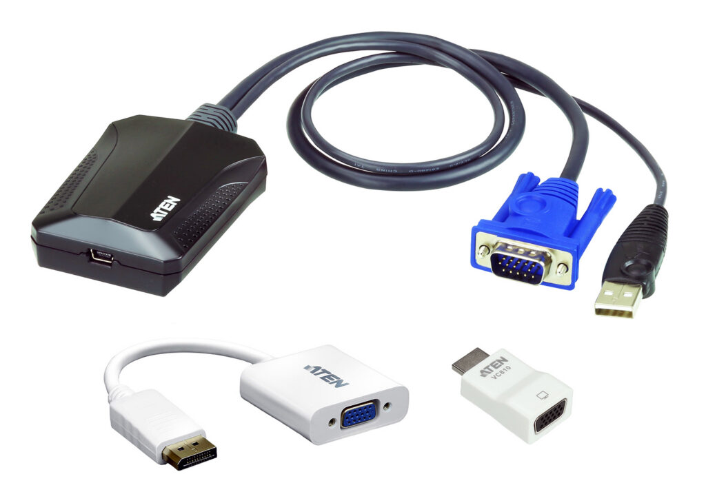 ATEN CV211CP - Adapter konsoli KVM USB do laptopa - zestaw IT
