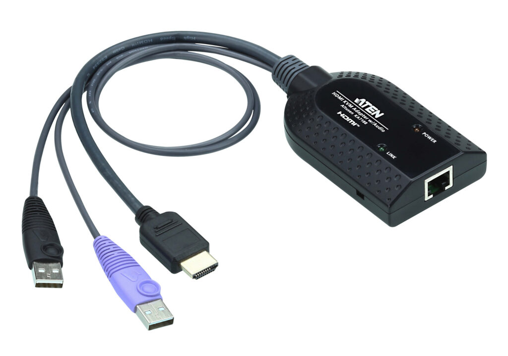 ATEN KA7188 - Adapter KVM HDMI USB z Virtual Media (obsługa czytnika Smart Card i de-embedder audio)