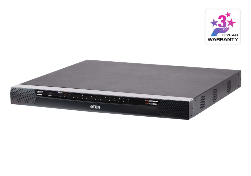 ATEN KN2132VB - 32-portowy przełącznik KVM over IP Cat 5 Multi-interface z 1 lokalnym/2 zdalnymi dostępami