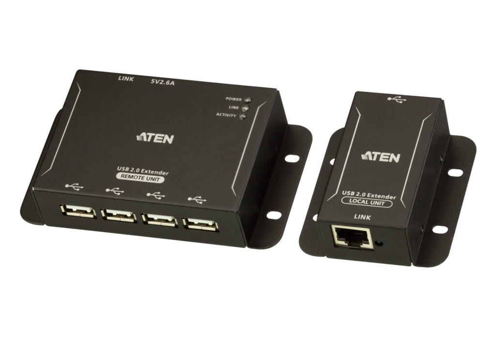 ATEN UCE3250 - 4-portowy ekstender USB 2.0 Cat 5 (do 50m)