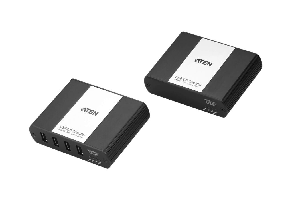ATEN UEH4102 - 4-portowy ekstender USB 2.0 poprzez LAN