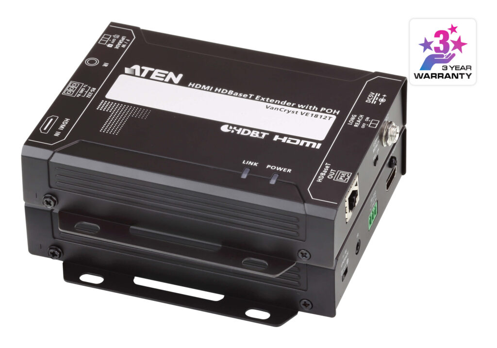 ATEN VE1812 - Ekstender HDMI HDBaseT z PoH (4K@100m) (HDBaseT klasa A)
