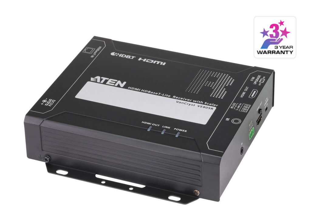 ATEN VE805R - Odbiornik ekstendera HDMI HDBaseT-Lite ze skalerem (HDBaseT klasa B)