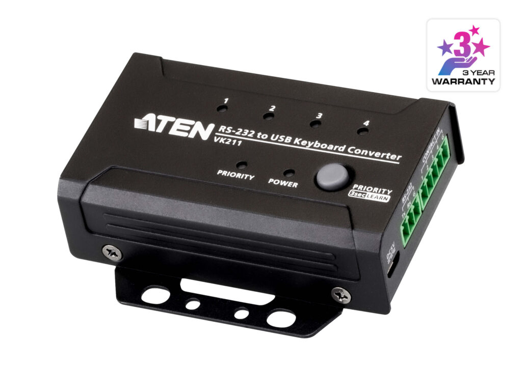 ATEN VK211 - Konwerter RS-232/zestyk na klawiaturę USB